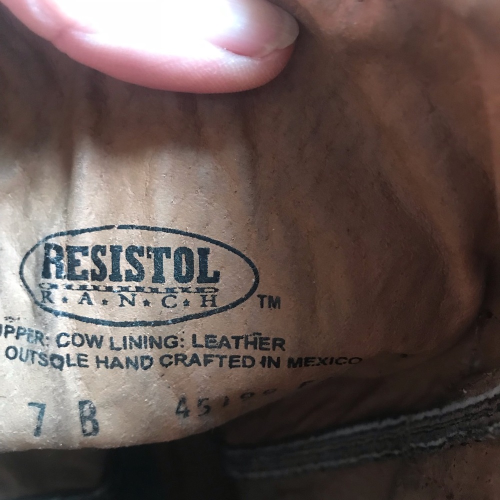 Resistol Ranch Boot. 7B - Picture 3 of 6